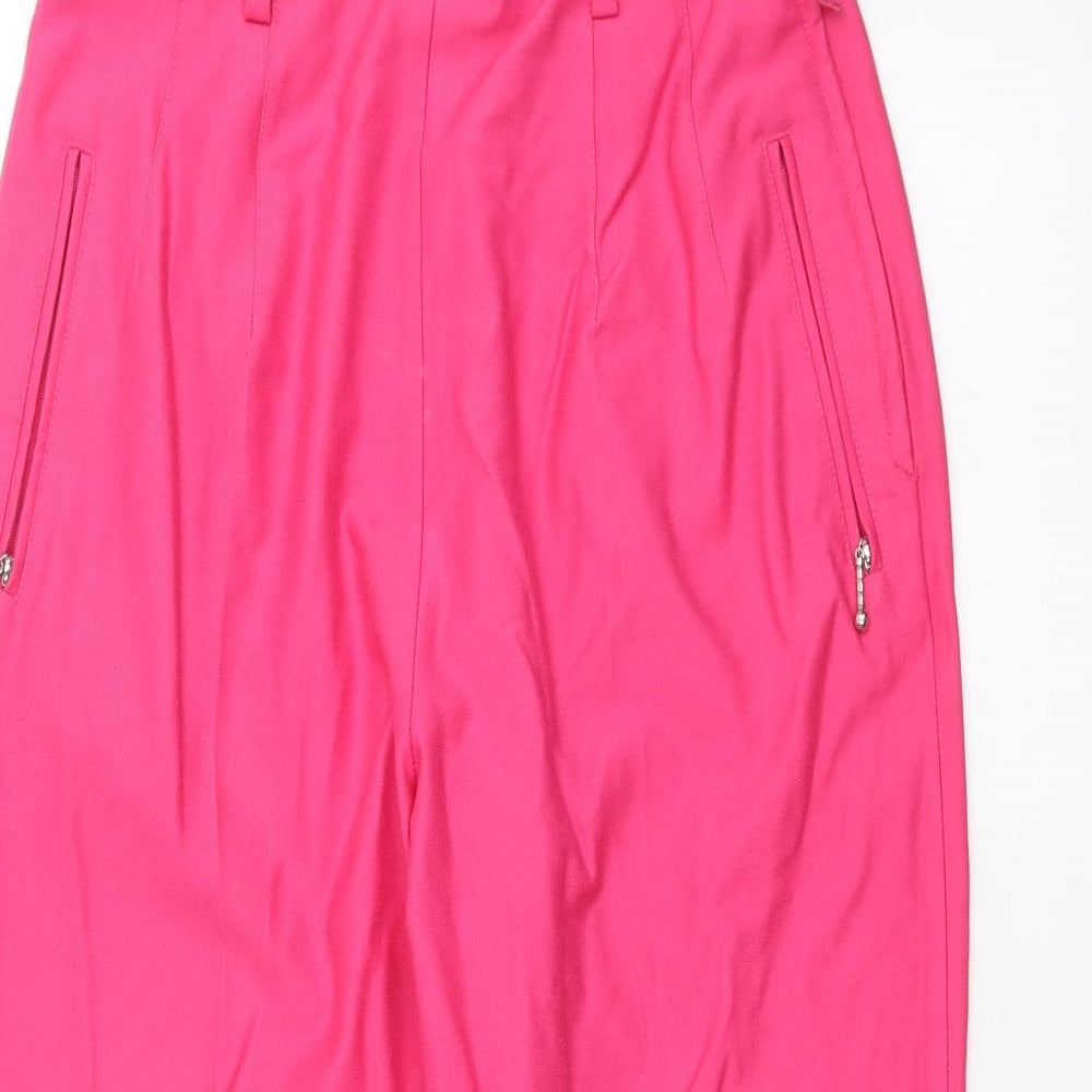 VIA MORO Womens Pink   Trousers  Size 14 L25 in