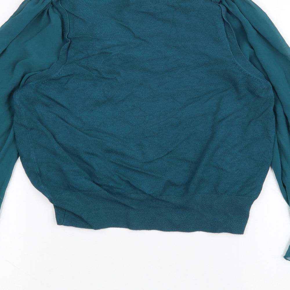 New Look Womens Green   Pullover Jumper Size 12