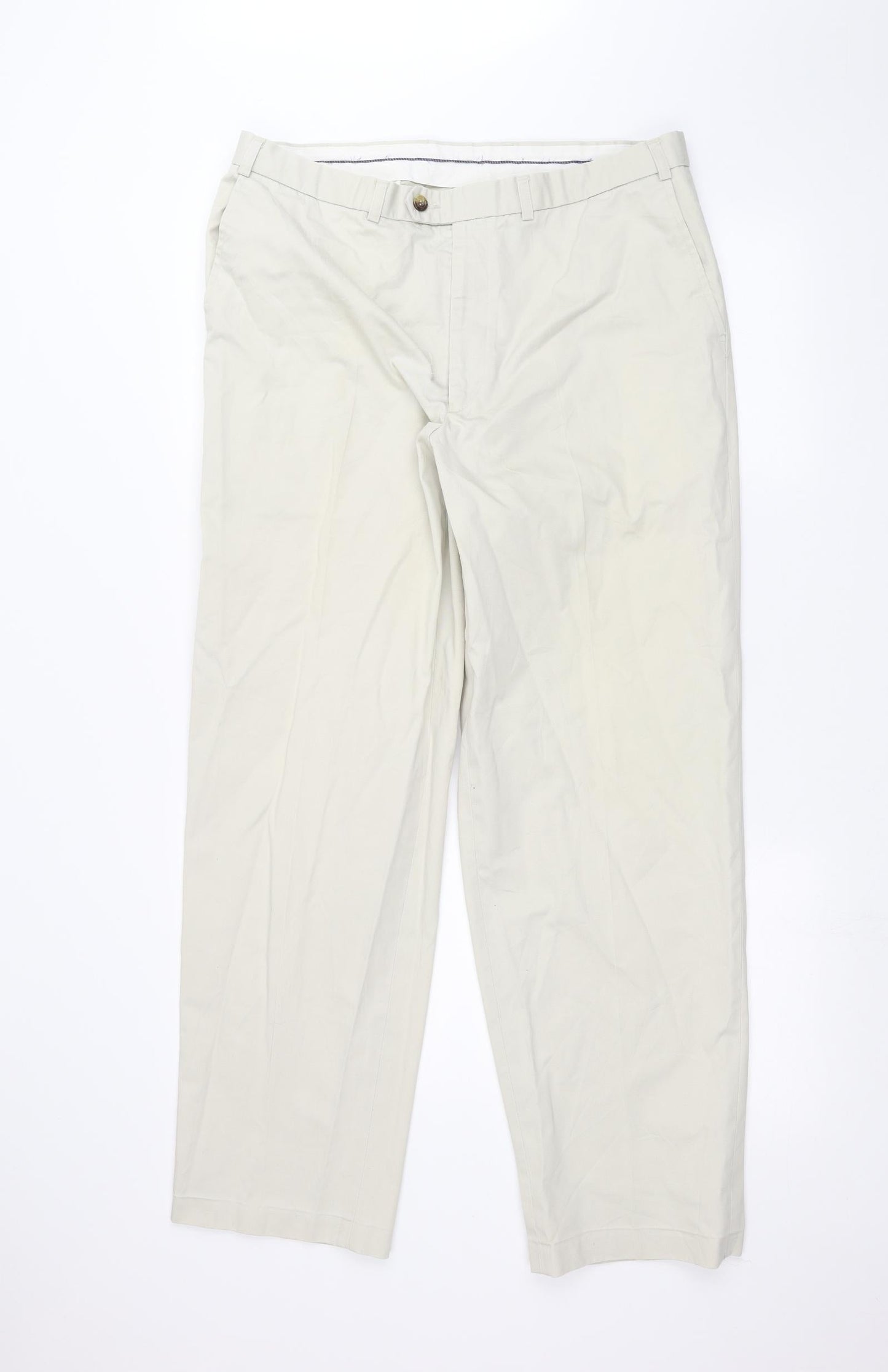Marks and Spencer Womens White   Straight Jeans Size 36 in L30 in