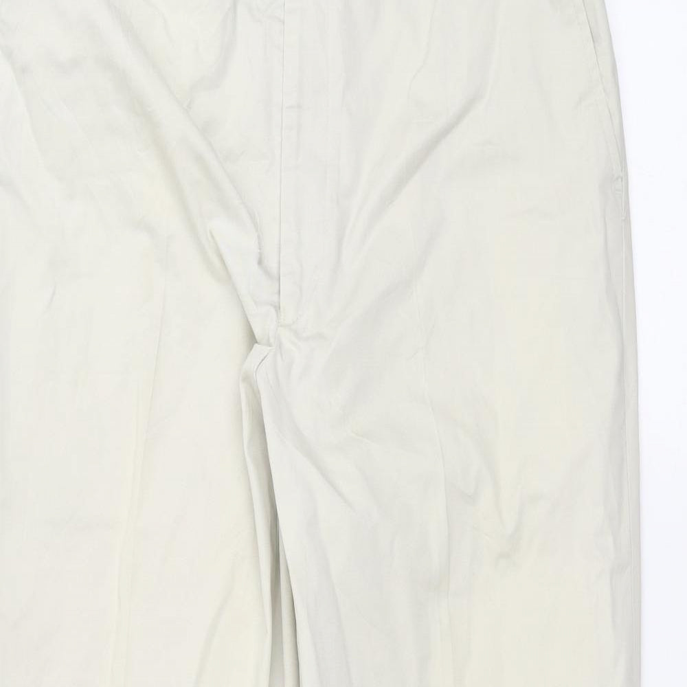 Marks and Spencer Womens White   Straight Jeans Size 36 in L30 in