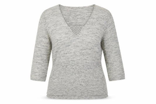 Marks & Spencer Womens Grey   Pullover Jumper Size 8