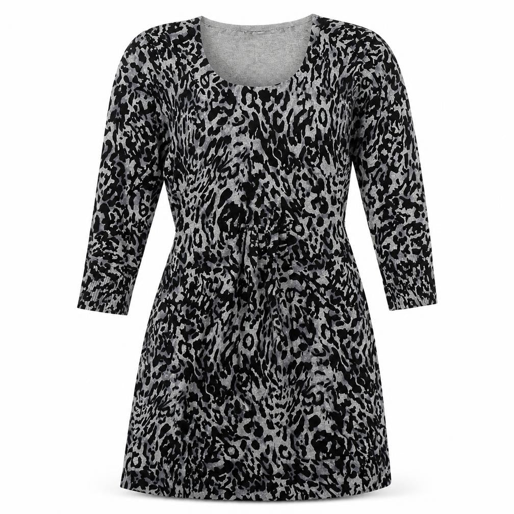 M&Co Womens Multicoloured Animal Print  A-Line  Size S