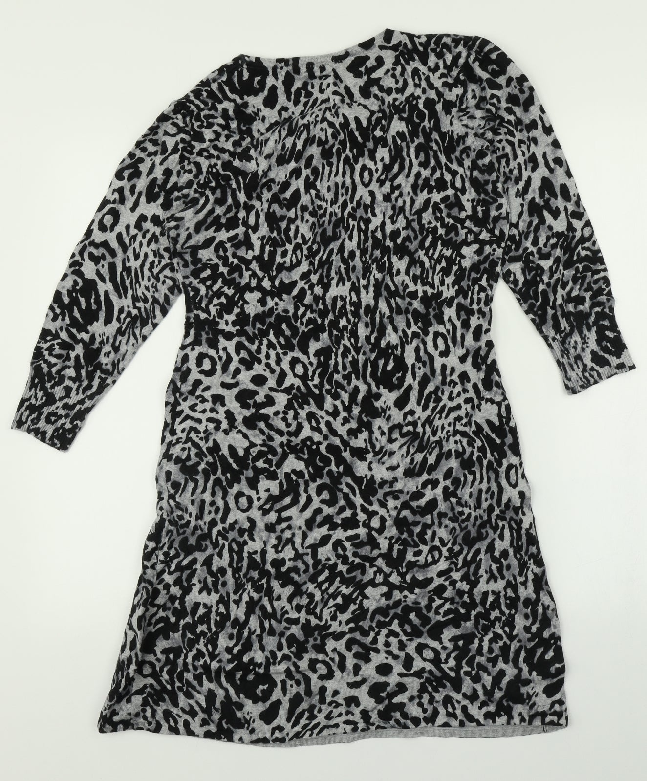 M&Co Womens Multicoloured Animal Print  A-Line  Size S