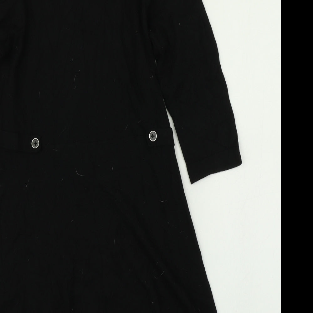 TU Womens Black   A-Line  Size 10