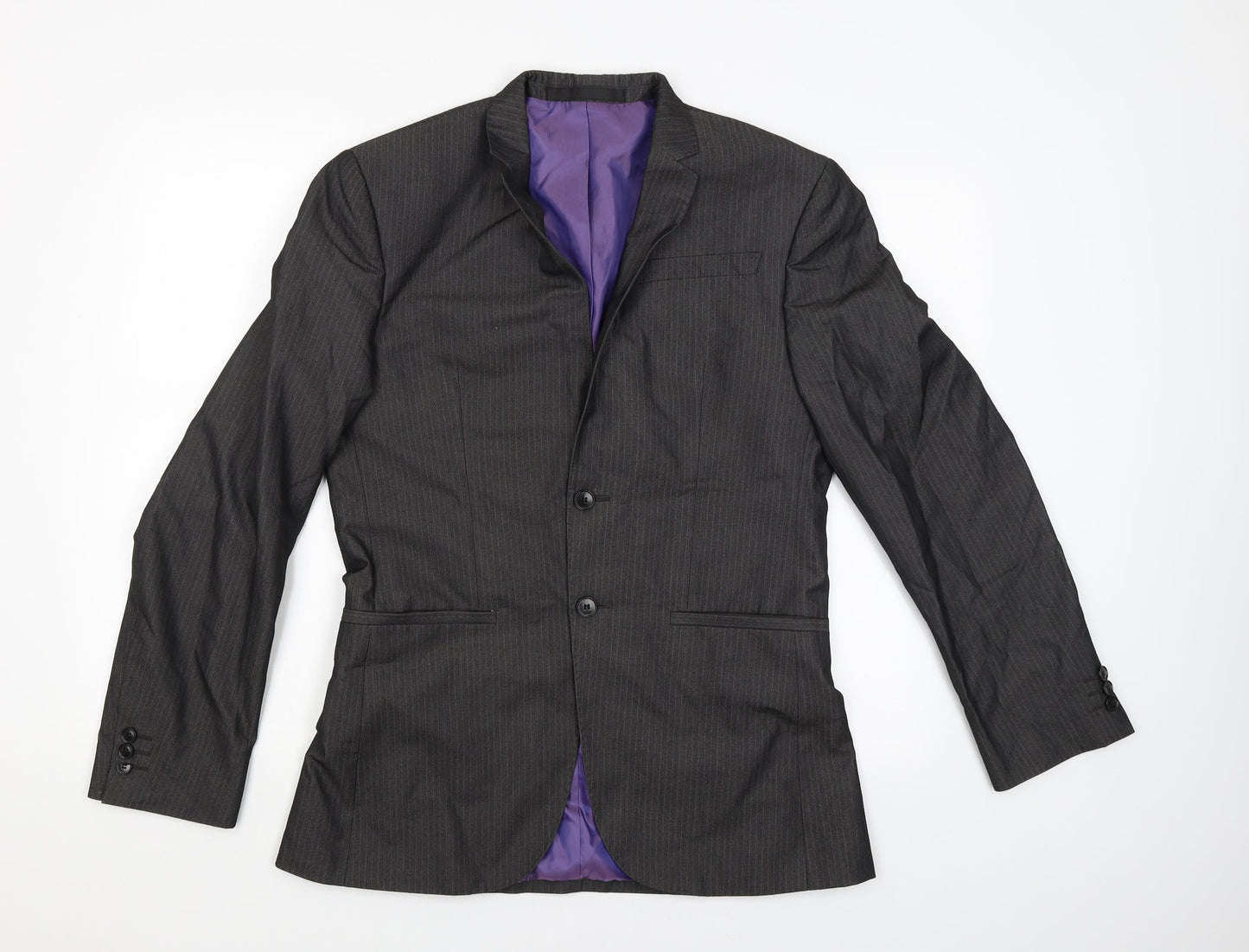 Limited Mens Black   Jacket Suit Jacket Size 36
