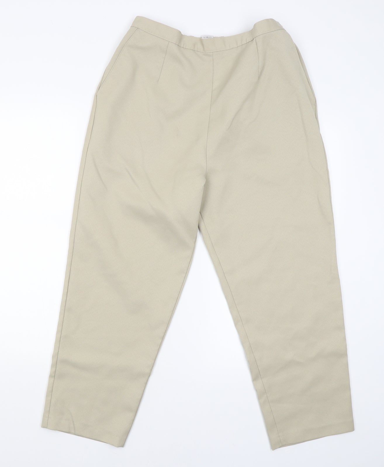 Slimmia Womens Beige   Trousers  Size 16 L24 in