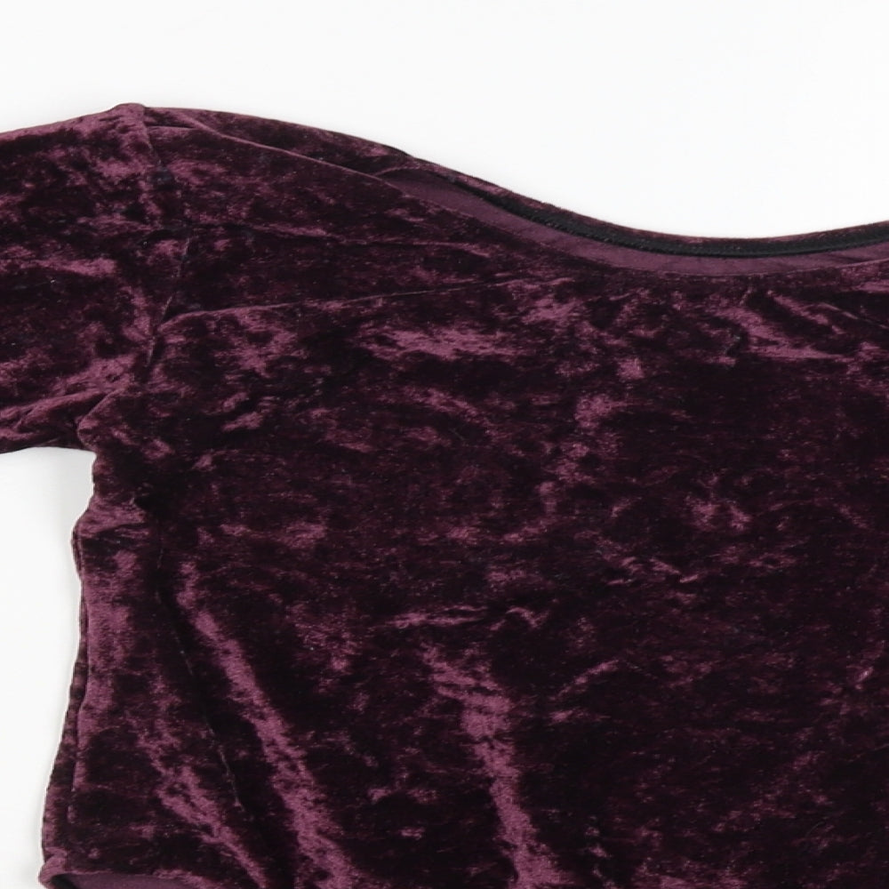 Preworn Womens Red   Basic Blouse Size L