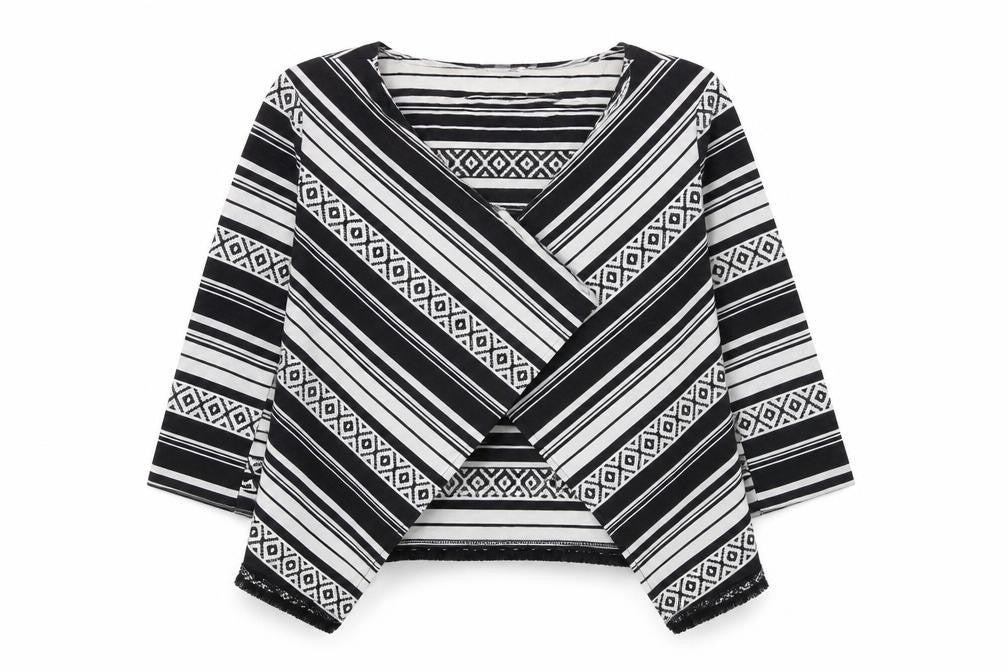 Red Herring Womens Black Striped  Cardigan Jumper Size 14
