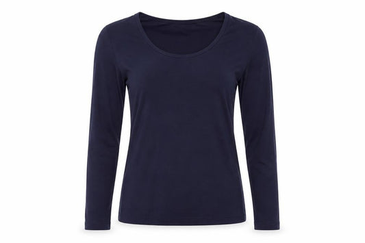 Preworn Womens Blue   Basic T-Shirt Size 14