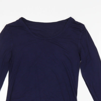 Preworn Womens Blue   Basic T-Shirt Size 14