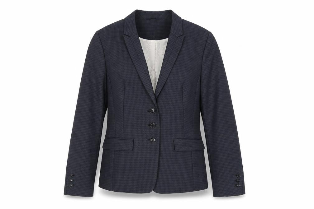 Next Womens Grey Check  Jacket Suit Jacket Size 12