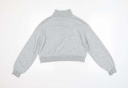 H&M Womens Grey   Pullover Sweatshirt Size S