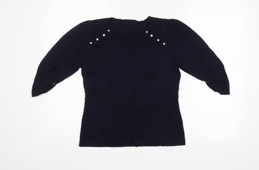 Preworn Womens Blue   Pullover Jumper