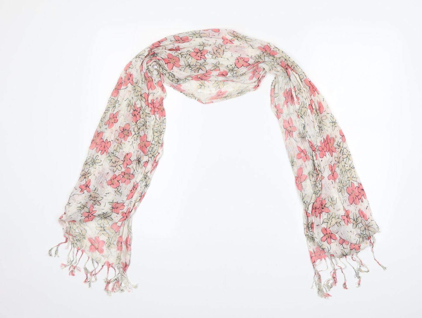 Preworn Womens Multicoloured Floral   Scarf