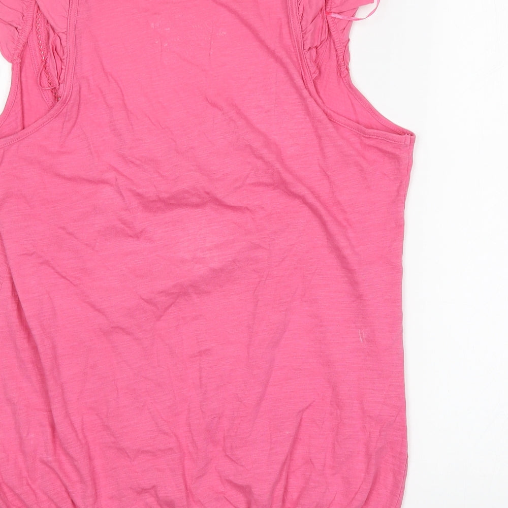 Red Herring Womens Pink   Basic Blouse Size 12