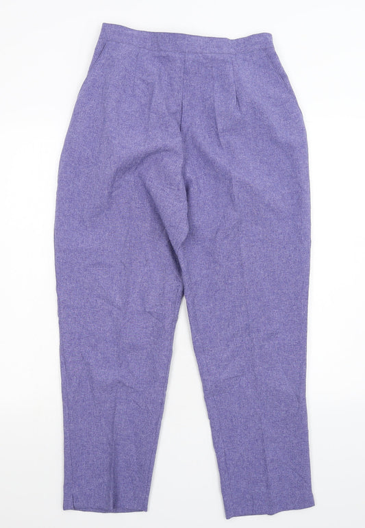 Janique Womens Purple   Trousers  Size 14 L27 in