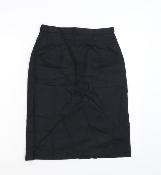 Preworn Womens Black   Straight & Pencil Skirt Size 12