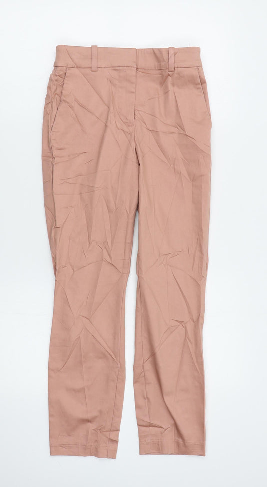 H&M Womens Pink   Trousers  Size 4 L24 in