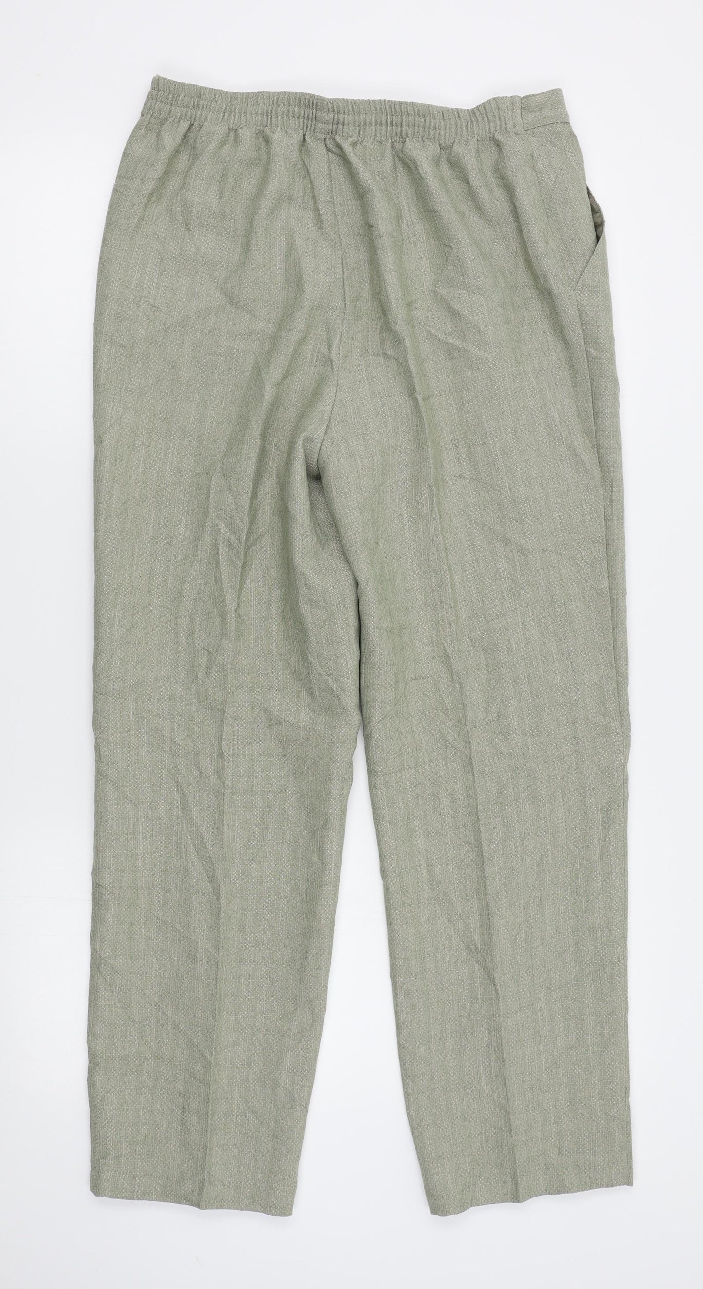 M*S Womens Beige   Trousers  Size 12 L28 in