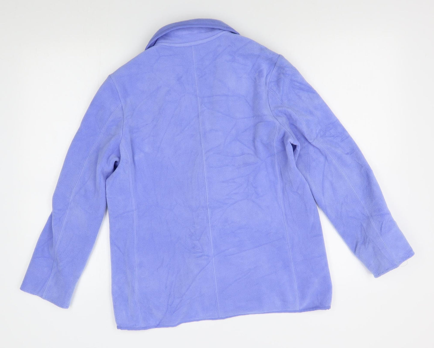 Lands End Womens Blue   Cardigan Jumper Size S