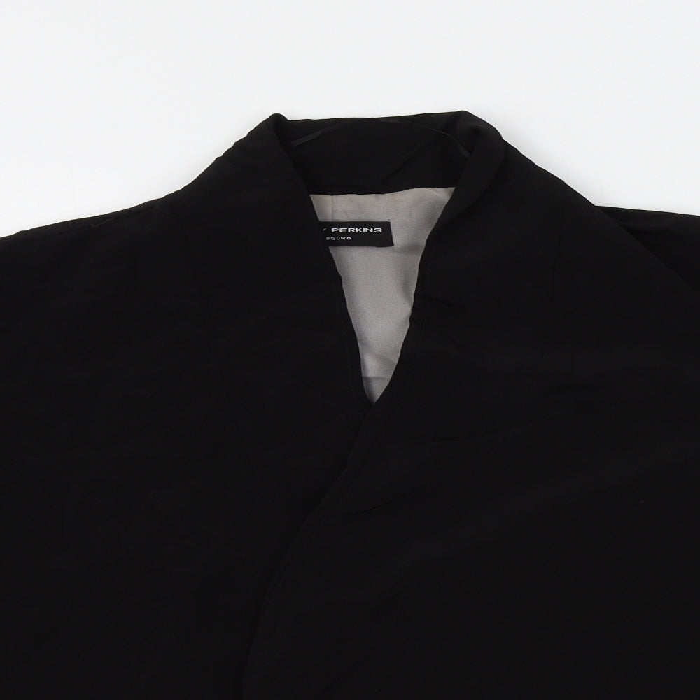 Dorothy Perkins Womens Black   Wrap Jumper Size 10