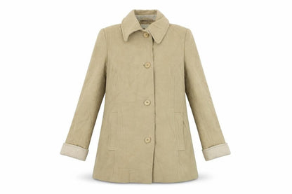 Marks & Spencer Womens Beige   Overcoat Coat Size 14