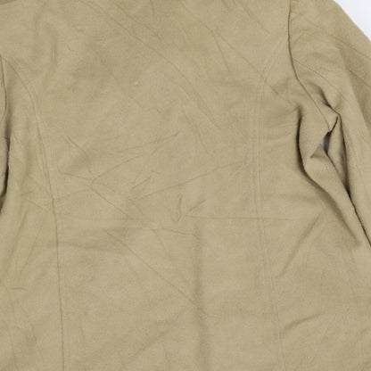 Marks & Spencer Womens Beige   Overcoat Coat Size 14