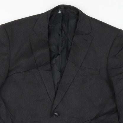 Karl Jackson Mens Grey   Jacket Suit Jacket Size 42