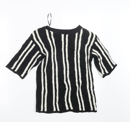 Marks & Spencer Womens Black  Knit Pullover Jumper Size 6