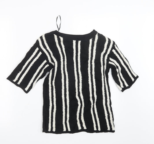 Marks and Spencer Womens Black  Knit Pullover Jumper Size 6