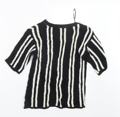 Marks & Spencer Womens Black  Knit Pullover Jumper Size 6
