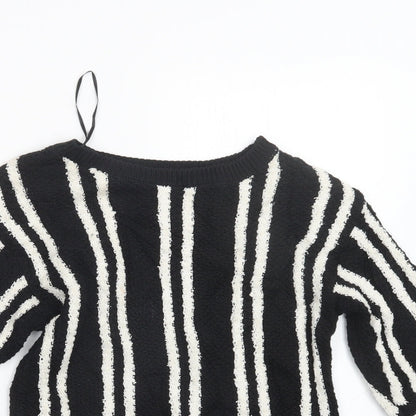 Marks & Spencer Womens Black  Knit Pullover Jumper Size 6