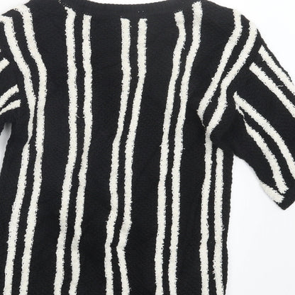 Marks & Spencer Womens Black  Knit Pullover Jumper Size 6