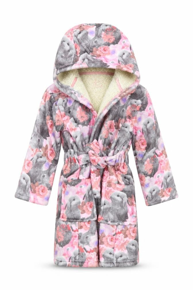 Marks & Spencer Girls Pink Floral  Top Robe Size 2-3 Years