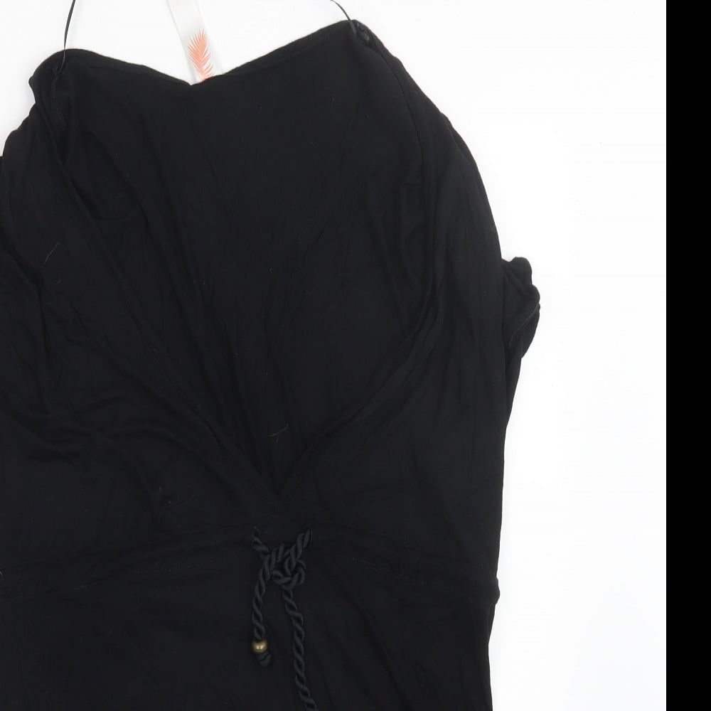 Ocean Club Womens Black   Basic T-Shirt Size 10