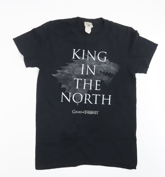 Gildan Mens Black    T-Shirt Size S  - Game of Thrones