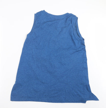 Preloved Preworn Womens Blue   Basic Tank Size L - Back