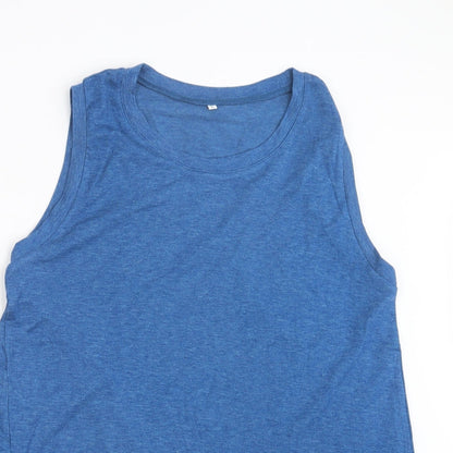 Preloved Preworn Womens Blue   Basic Tank Size L - Detail