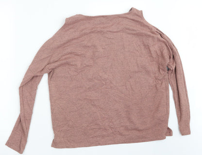 Back view of Atmosphere women’s pink jumper, size UK 12