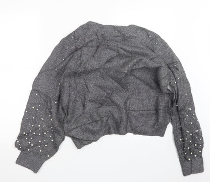 Marks & Spencer Womens Grey  Knit Pullover Jumper Size M