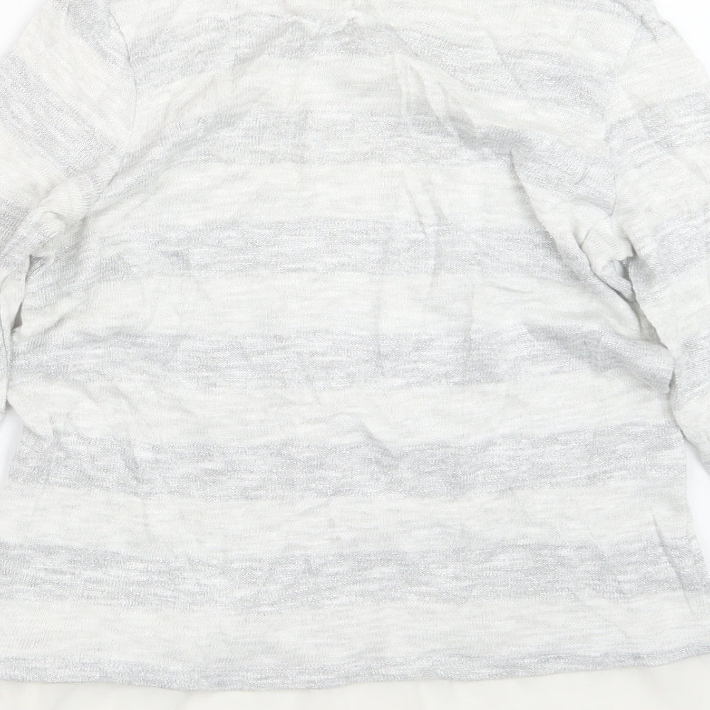George Womens Grey  Knit Pullover Jumper Size 14