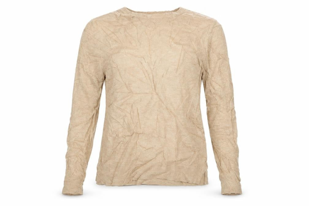 Marks & Spencer Womens Beige  Knit Pullover Jumper Size 12