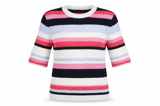 Marks & Spencer Womens Multicoloured Striped  Pullover Jumper Size 12
