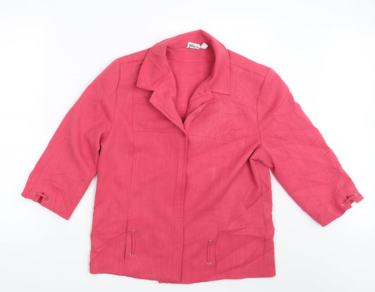 Oscar B Womens Pink   Jacket Blazer Size 12