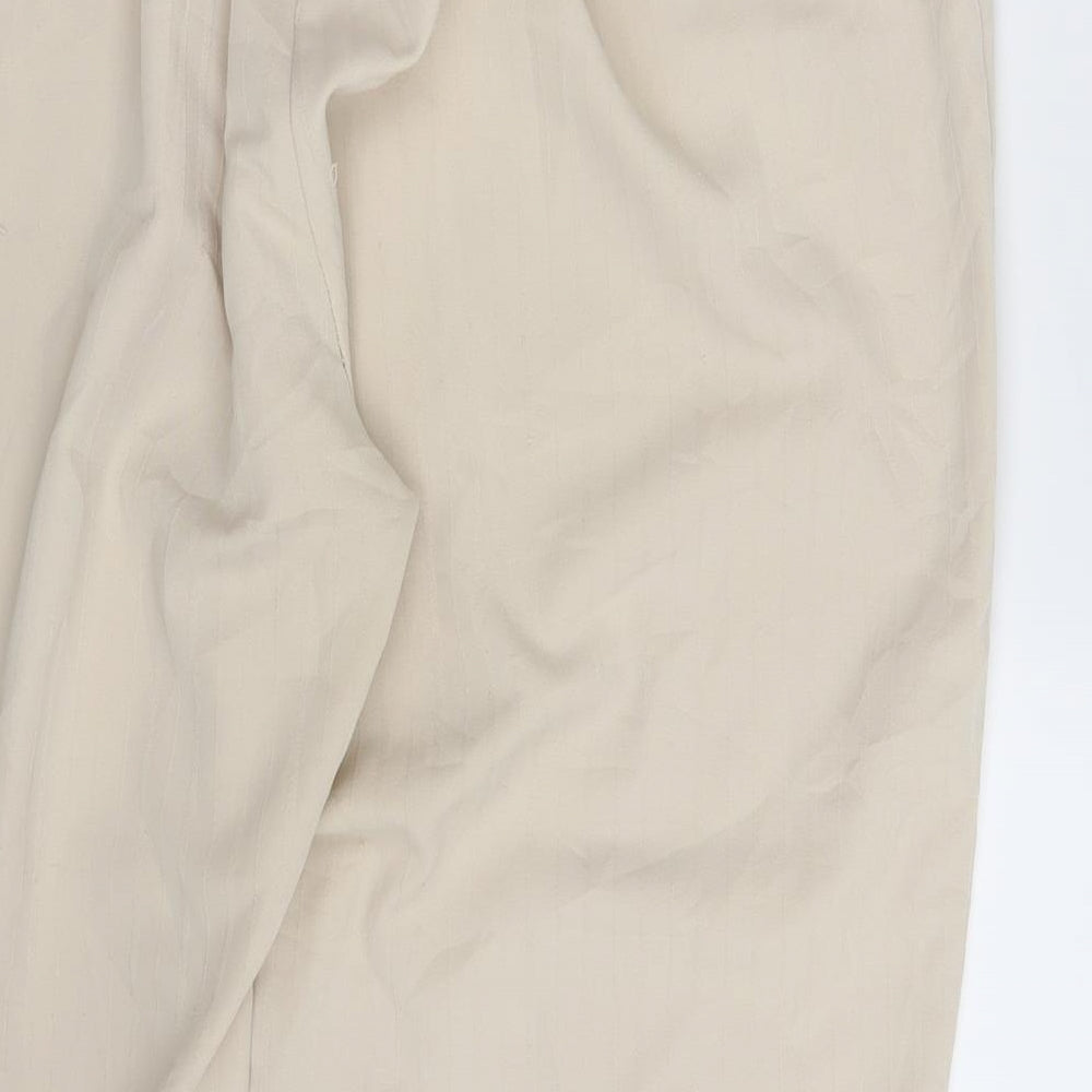 Preworn Womens Beige   Dress Pants Trousers Size 40 in L27 in