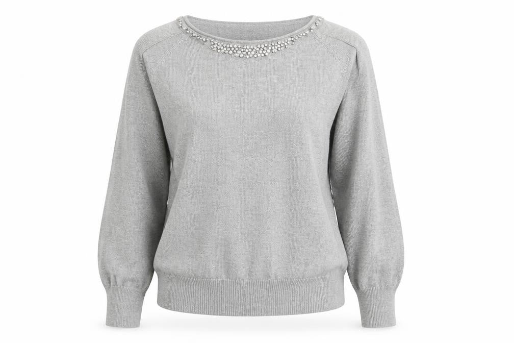 Bella Vere Womens Grey   Pullover Jumper Size 16