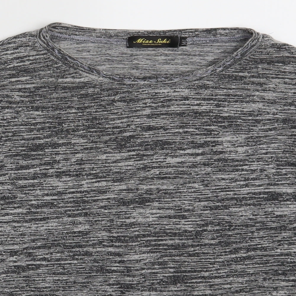 Miss Suki Womens Grey   Pullover Jumper Size M