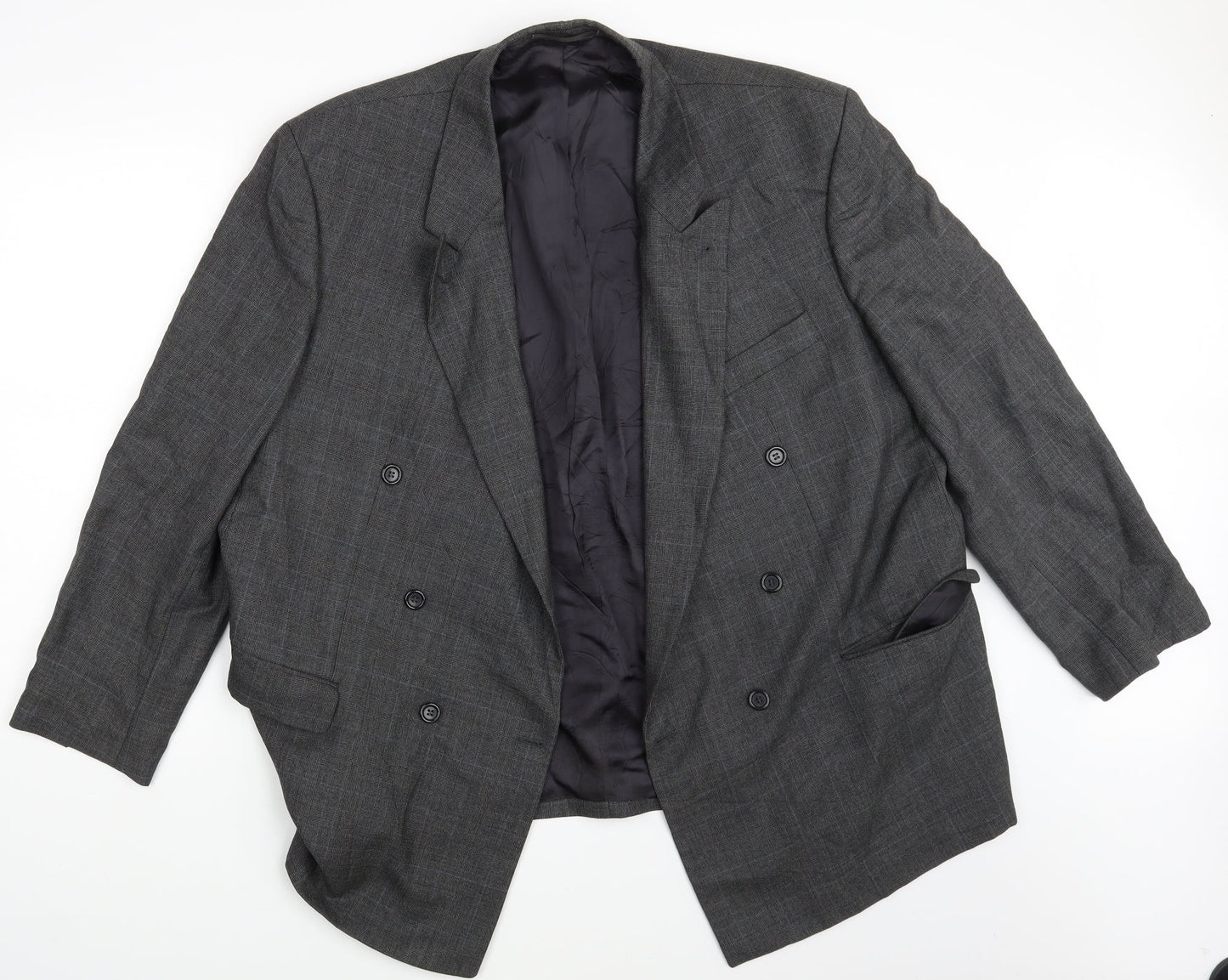 Bogart Mens Grey Check  Jacket Blazer One Size