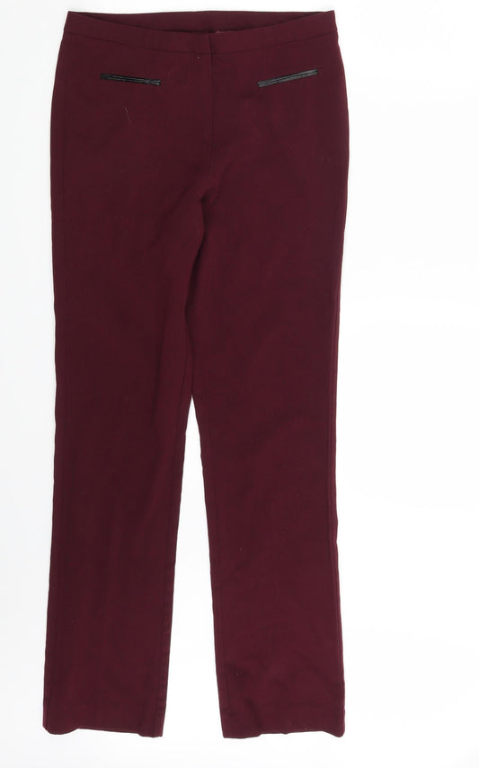 Epilogue Womens Purple   Dress Pants Trousers Size 10 L29 in