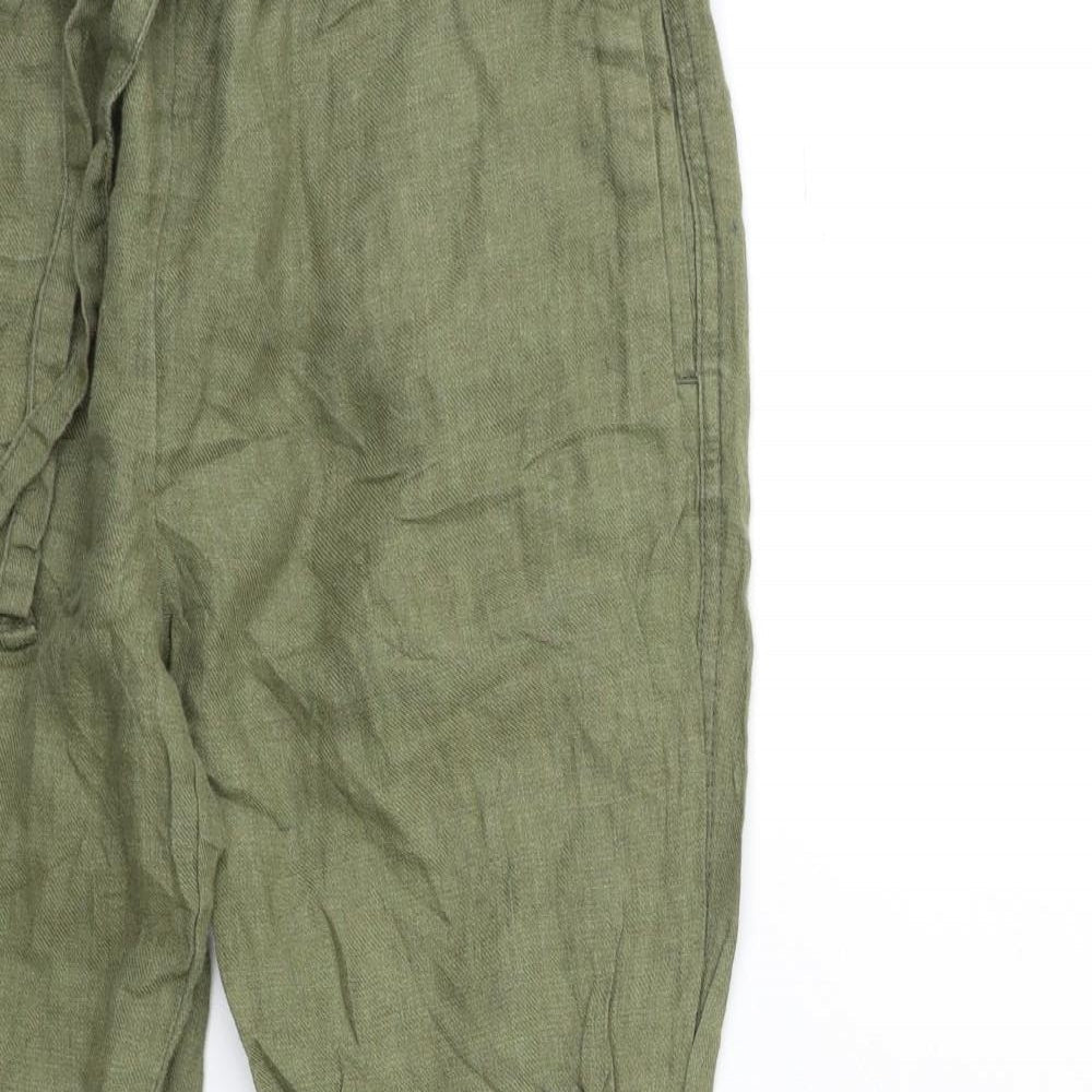 Country Road Womens Green   Trousers  Size 8 L25 in